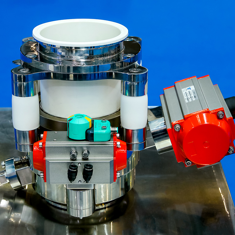 Aseptische geteilte Absperrklappe